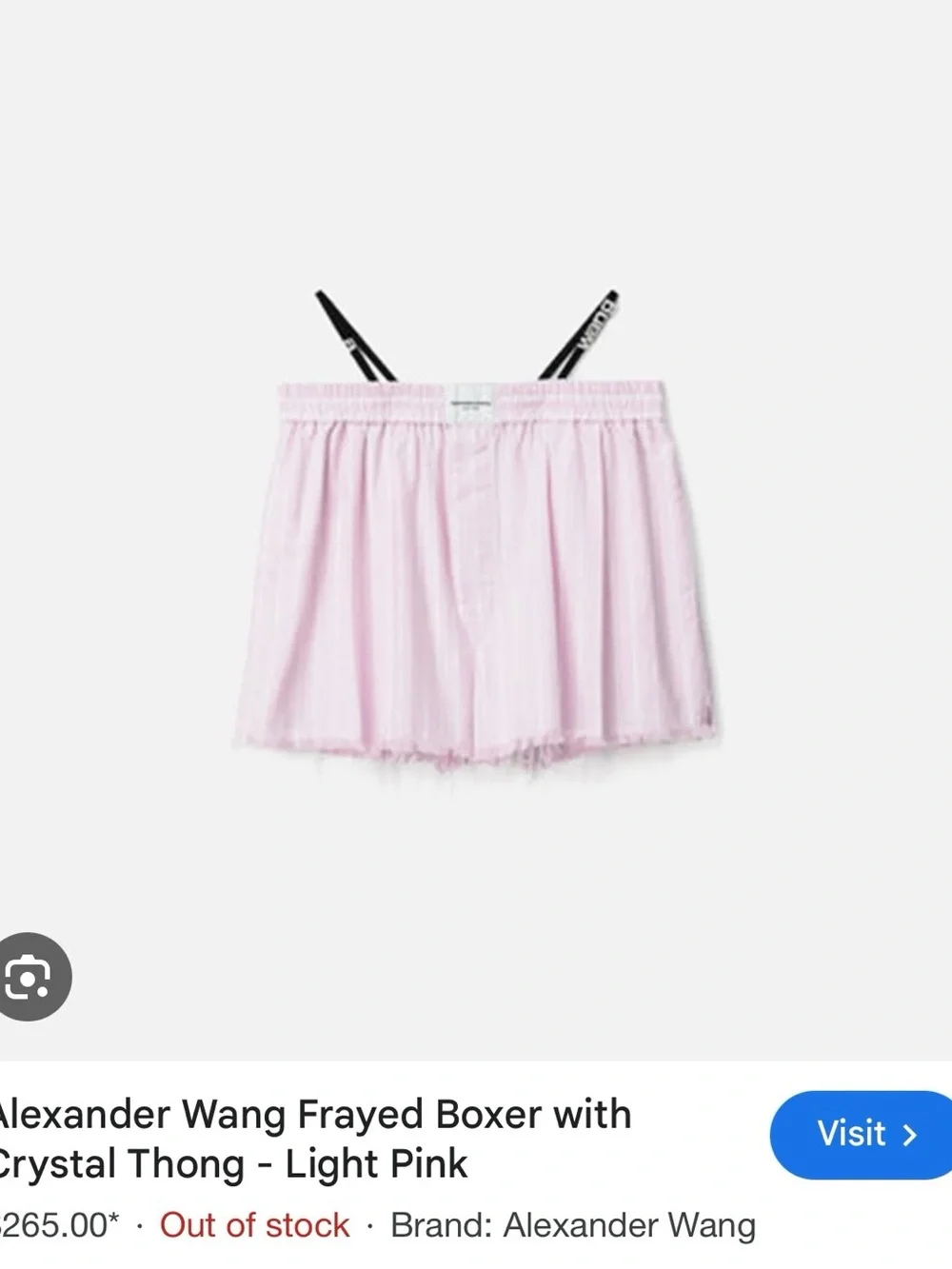 Alexander Wang Kids Light Pink Striped Shorts